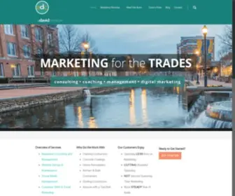 Adavidcreation.com(Digital Marketing Agency for Contractors) Screenshot