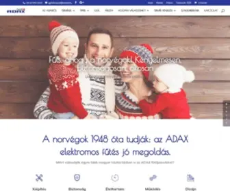 Adax.hu(Norvég elektromos fűtőpanelek) Screenshot