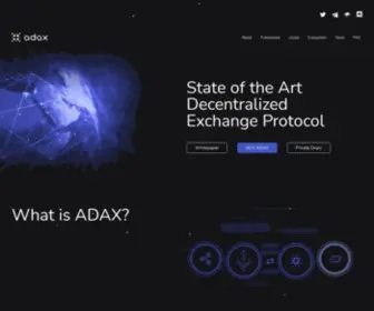 Adax.pro(ADAX is an automated liquidity protocol) Screenshot