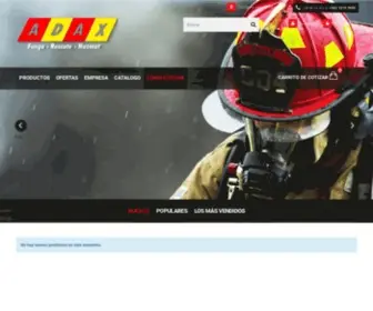 Adaxcorp.com(Bomberos paramedicos Chile equipos de rescate primeros auxilios y emergencias) Screenshot