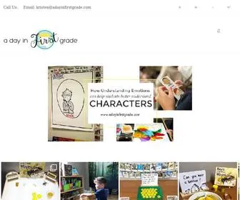Adayinfirstgrade.com(A Day in First Grade) Screenshot