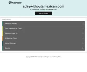 Adaywithoutamexican.com(A Day Without a Mexican) Screenshot