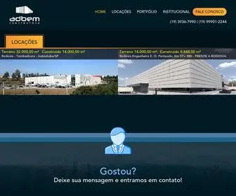 Adbem.com.br(Imóveis empresariais para locação. Adbem Construtora) Screenshot