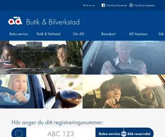 Adbildelar.se(Bildelar, reservdelar & bilservice över hela Sverige) Screenshot