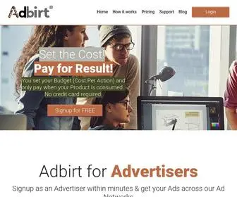 Adbirt.com(Adbirt) Screenshot