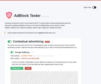 Adblock-Tester.com(AdBlock Tester) Screenshot