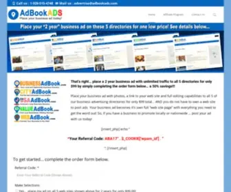 Adbookads.com(Adbookads) Screenshot