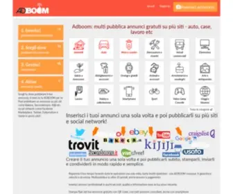 Adboom.it(Multi pubblica su migliori siti di annunci gratuiti) Screenshot