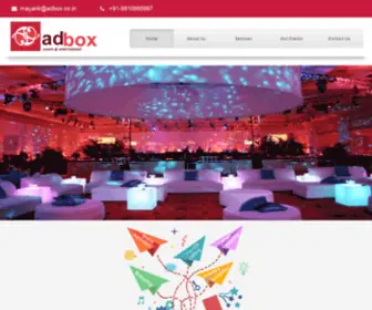 Adbox.co.in(ADBOX) Screenshot