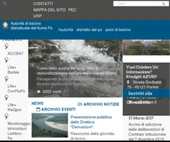 Adbpo.it(Autorità del bacino del fiume Po) Screenshot
