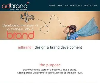 Adbrand.co.za(Design & brand development) Screenshot