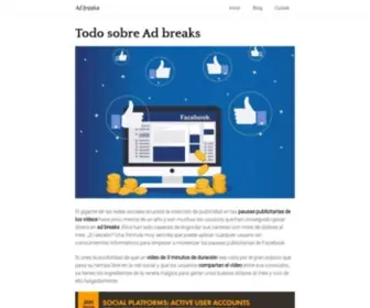 Adbreaks.es(adbreaks) Screenshot