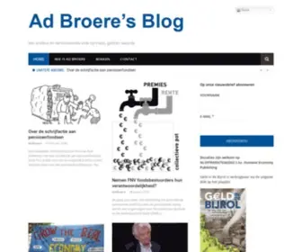 Adbroere.nl(Ad Broere's Blog) Screenshot