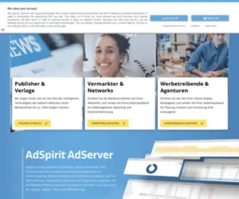 Adbroker.de(AdSpirit ist eine AdServer) Screenshot