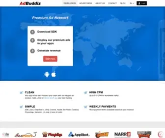 Adbuddiz.com(Monetize your apps with premium full screen ads) Screenshot