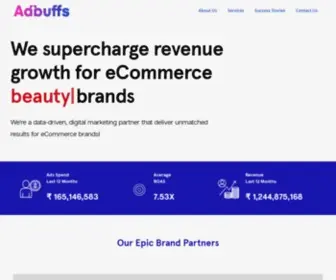 Adbuffs.com(#1 Ecommerce Sales Agency in India) Screenshot