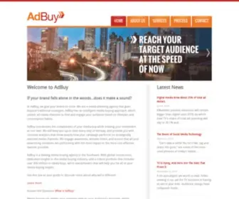 Adbuy.com(Intelligent Media Buying for Online Ad Placements) Screenshot