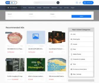 Adbyu.com(Submit ADs Free) Screenshot