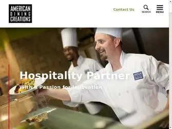 ADC-Us.com(American Dining Creations) Screenshot