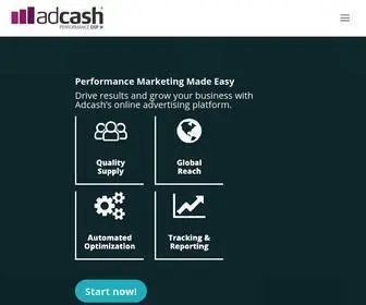 Adcash.com(Next generation self) Screenshot