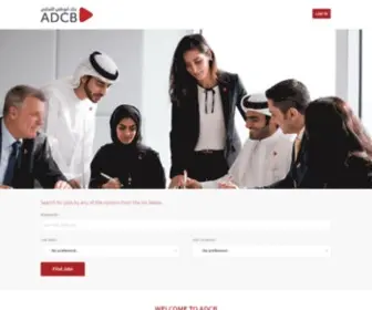 Adcbcareers.com(Careers at ADCB) Screenshot
