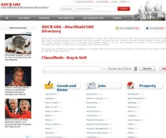 Adcbuae.com(Abu Dhabi Classifieds & Business Directory) Screenshot