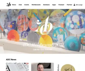 ADC.de(Art Directors Club für Deutschland) Screenshot