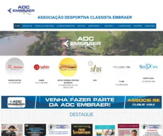 Adcembraer.com.br(ASSOCIAÇÃO DESPORTIVA CLASSISTA EMBRAER) Screenshot