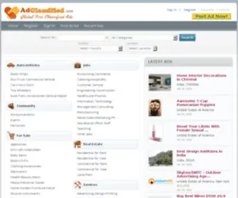 Adclassified.com(Free Classifieds) Screenshot
