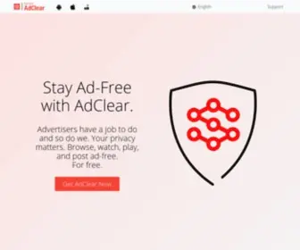 Adclear.com(Ultimate free ad blocker for Android) Screenshot