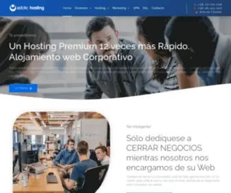Adclichosting.com(Alojamiento Web Corporativo Venezuela) Screenshot