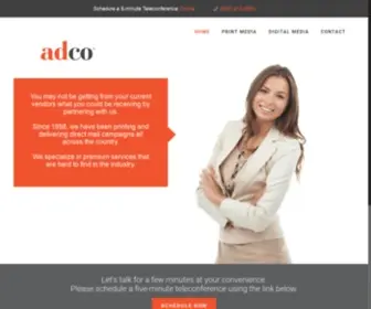 Adcoamerica.com(ADCO) Screenshot