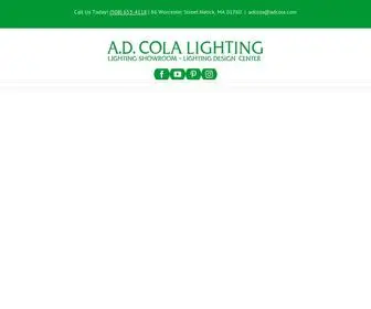 Adcolalighting.com(AD Cola Lighting) Screenshot