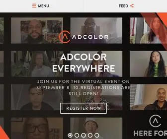 Adcolor.org(® 2012) Screenshot
