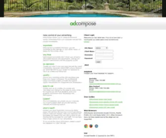 Adcomposegreen.com.au(AdCompose) Screenshot