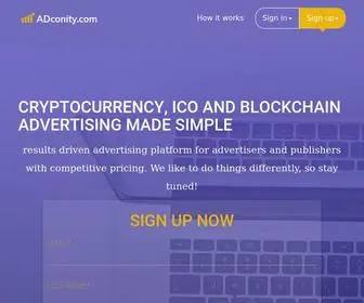 Adconity.com(Join Crypto) Screenshot