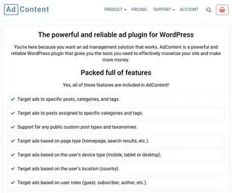 Adcontent.pro(AdContent) Screenshot