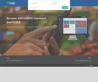 Adcoopsonline.com(ADCOOP-Dashboard) Screenshot