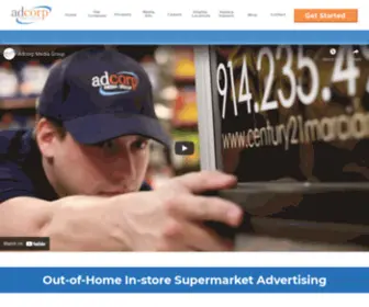 Adcorpmg.com(Supermarket Advertising) Screenshot