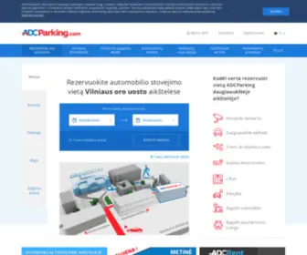 AdcParking.com(Parkavimas Vilniaus) Screenshot