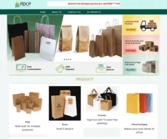 AdcPbags.com(ADCP Bags One step towards plastic free world) Screenshot