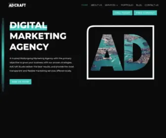 Adcraftstudio.com.au(AdCraft Studio Marketing Agency) Screenshot