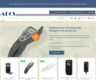 ADCS-Germany.com(Alkoholtester kaufen online) Screenshot