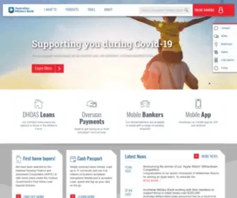 Adcu.com.au(Australian Military Bank) Screenshot