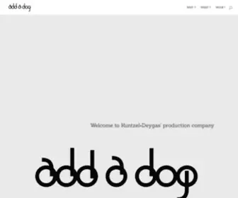 ADD-A-Dog.com(Deygas production company) Screenshot