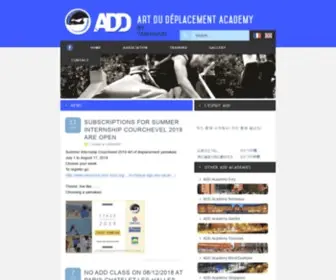 ADD-Academy.com(Art du Déplacement Academy) Screenshot