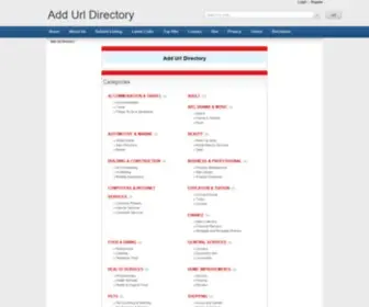 ADD-Url-Directory.org(Directory) Screenshot