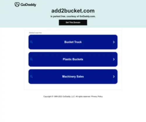 ADD2Bucket.com(ADD2Bucket) Screenshot