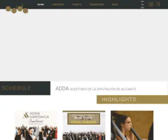 Addaalicante.es(ADDA) Screenshot