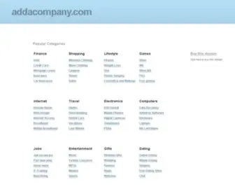 Addacompany.com(Free web directory) Screenshot